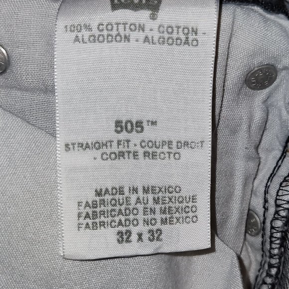 Two pairs Levi's 505 jeans, Men's 32x32 - Picture 5 of 9